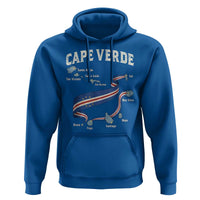 Cape Verde Islands Map National Flag Hoodie Cabo Verde Archipelago Geography Pride