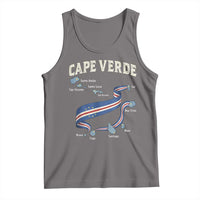 Cape Verde Islands Map National Flag Tank Top Cabo Verde Archipelago Geography Pride