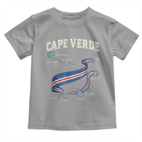 Cape Verde Islands Map National Flag Toddler T Shirt Cabo Verde Archipelago Geography Pride