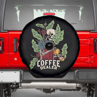 Skeleton Barista Spare Tire Cover Coffee Dealer Latte Lover