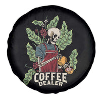 Skeleton Barista Spare Tire Cover Coffee Dealer Latte Lover