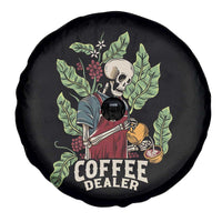 Skeleton Barista Spare Tire Cover Coffee Dealer Latte Lover
