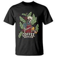 Skeleton Barista T Shirt Coffee Dealer Latte Lover - Wonder Print Shop
