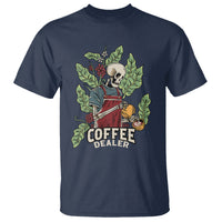 Skeleton Barista T Shirt Coffee Dealer Latte Lover - Wonder Print Shop