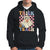 Halloween Teacher Hoodie Trick or Teach Retro Floral Ghost Funny Halloween Teacher - Wonder Print Shop