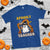 Halloween Teacher T Shirt Spooky Teacher Retro Rainbow Ghost Funny Halloween Teacher - Wonder Print Shop