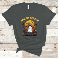 Halloween T Shirt Spooky Season Ghost Boo Scary Night Halloween Costume - Wonder Print Shop