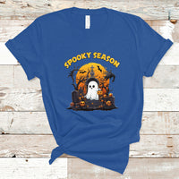 Halloween T Shirt Spooky Season Ghost Boo Scary Night Halloween Costume - Wonder Print Shop