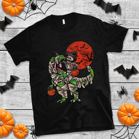 Halloween T Shirt Halloween Skeleton Riding Dinosaur Funny Scary Pumpkin - Wonder Print Shop
