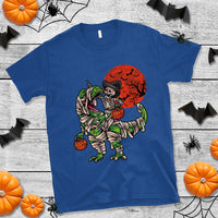 Halloween T Shirt Halloween Skeleton Riding Dinosaur Funny Scary Pumpkin - Wonder Print Shop