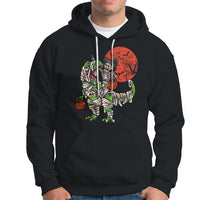 Halloween Hoodie Halloween Skeleton Riding Dinosaur Funny Scary Pumpkin - Wonder Print Shop