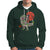 Halloween Hoodie Halloween Skeleton Riding Dinosaur Funny Scary Pumpkin - Wonder Print Shop