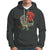 Halloween Hoodie Halloween Skeleton Riding Dinosaur Funny Scary Pumpkin - Wonder Print Shop