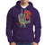Halloween Hoodie Halloween Skeleton Riding Dinosaur Funny Scary Pumpkin - Wonder Print Shop