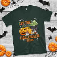 Halloween T Shirt Let The Halloween Begin Scary Pumpkin Halloween Costume - Wonder Print Shop