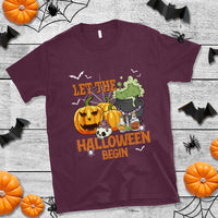 Halloween T Shirt Let The Halloween Begin Scary Pumpkin Halloween Costume - Wonder Print Shop