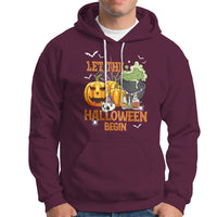 Halloween Hoodie Let The Halloween Begin Scary Pumpkin Halloween Costume - Wonder Print Shop