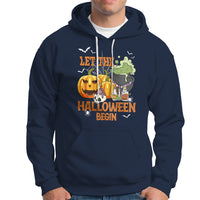 Halloween Hoodie Let The Halloween Begin Scary Pumpkin Halloween Costume - Wonder Print Shop