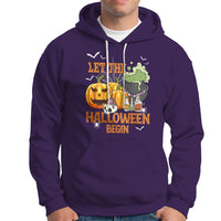Halloween Hoodie Let The Halloween Begin Scary Pumpkin Halloween Costume - Wonder Print Shop