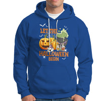 Halloween Hoodie Let The Halloween Begin Scary Pumpkin Halloween Costume - Wonder Print Shop