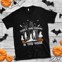 Halloween T Shirt There's Some Horrors In This House Ghosts Pumpkin Halloween - Wonder Print Shop