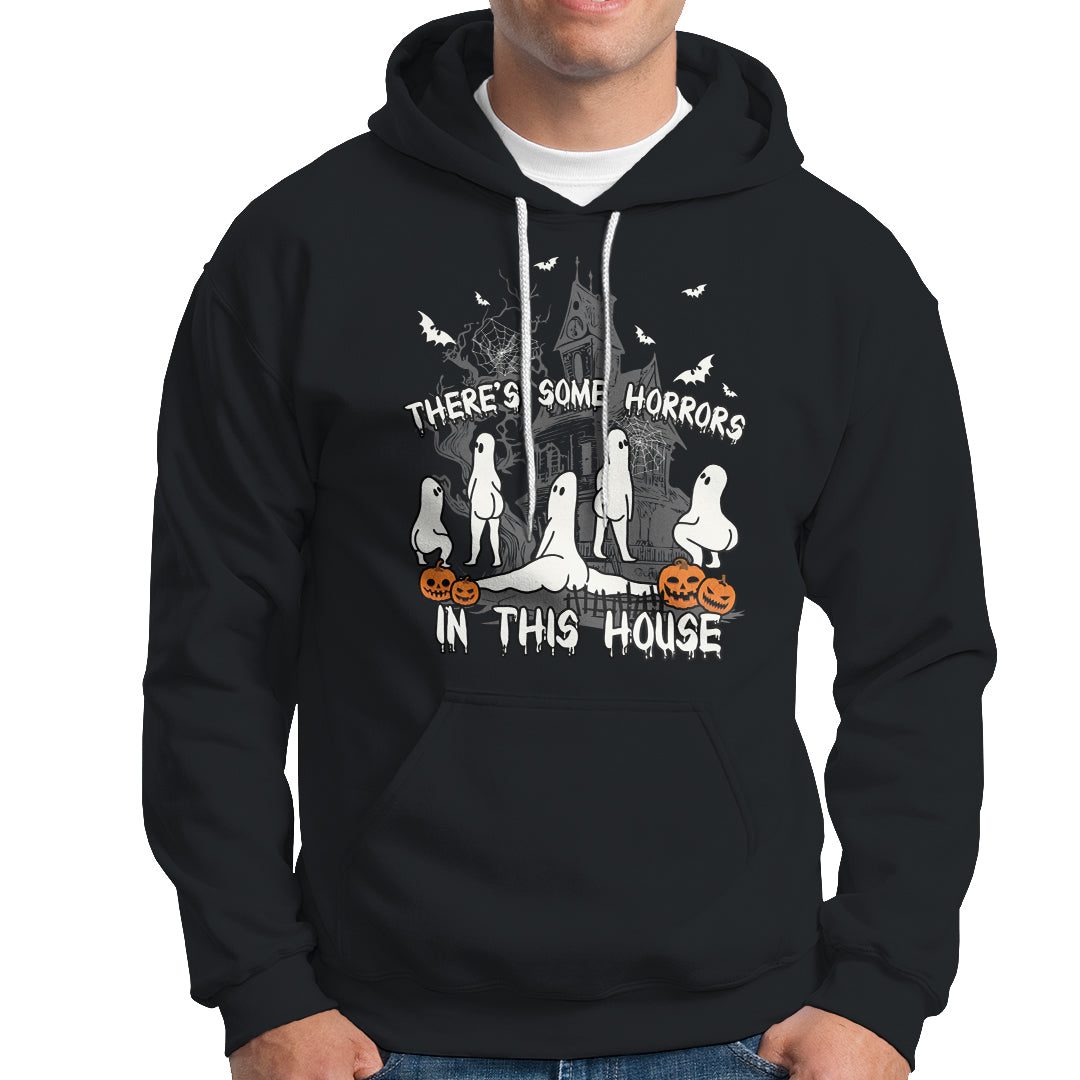 Halloween Hoodie There's Some Horrors In This House Ghosts Pumpkin Halloween - Wonder Print Shop