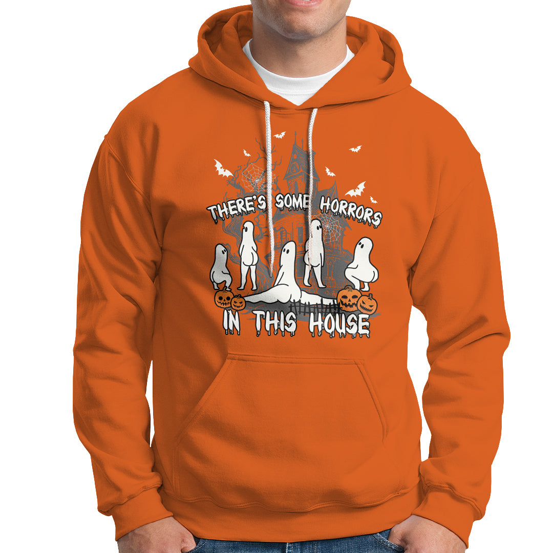 Halloween Hoodie There's Some Horrors In This House Ghosts Pumpkin Halloween - Wonder Print Shop