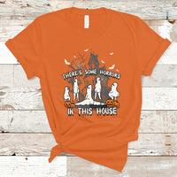 Halloween T Shirt There's Some Horrors In This House Ghosts Pumpkin Halloween - Wonder Print Shop