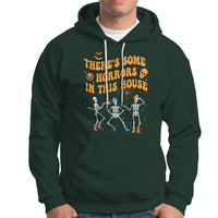 Halloween Hoodie There's Some Horrors In This House Spooky Halloween Skeleton - Wonder Print Shop