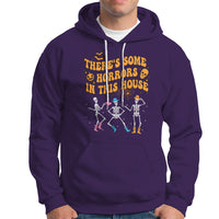 Halloween Hoodie There's Some Horrors In This House Spooky Halloween Skeleton - Wonder Print Shop