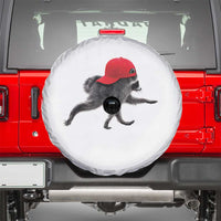 Funny Jimothy Raccoon Wearing Red Cap Graphic Spare Tire Cover Viral Seattle Trash Panda Feral Legend
