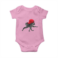 Funny Jimothy Raccoon Wearing Red Cap Graphic Baby Onesie Viral Seattle Trash Panda Feral Legend