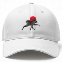Funny Jimothy Raccoon Wearing Red Cap Graphic Baseball Cap Viral Seattle Trash Panda Feral Legend