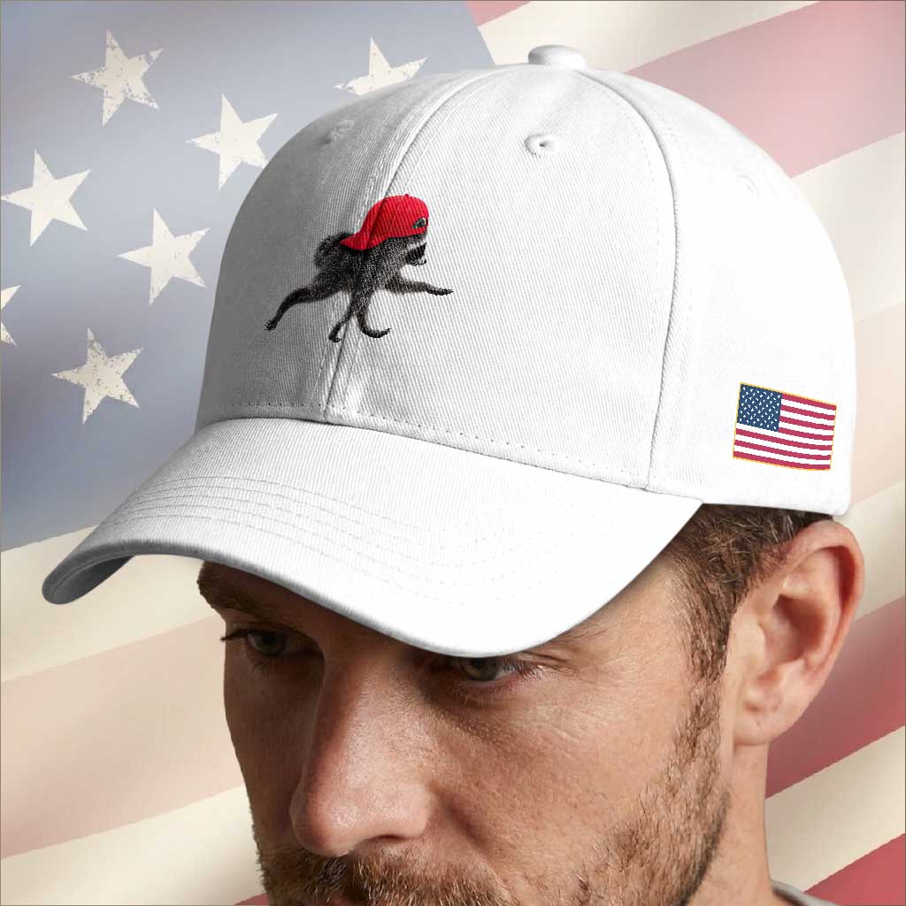 Funny Jimothy Raccoon Wearing Red Cap Graphic Baseball Cap Viral Seattle Trash Panda Feral Legend