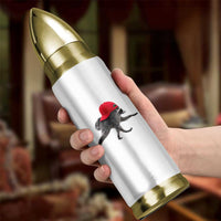 Funny Jimothy Raccoon Wearing Red Cap Graphic Bullet Tumbler Viral Seattle Trash Panda Feral Legend