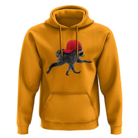 Funny Jimothy Raccoon Wearing Red Cap Graphic Hoodie Viral Seattle Trash Panda Feral Legend
