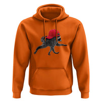 Funny Jimothy Raccoon Wearing Red Cap Graphic Hoodie Viral Seattle Trash Panda Feral Legend