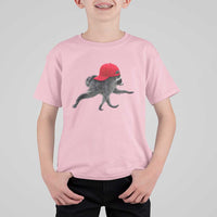 Funny Jimothy Raccoon Wearing Red Cap Graphic T Shirt For Kid Viral Seattle Trash Panda Feral Legend