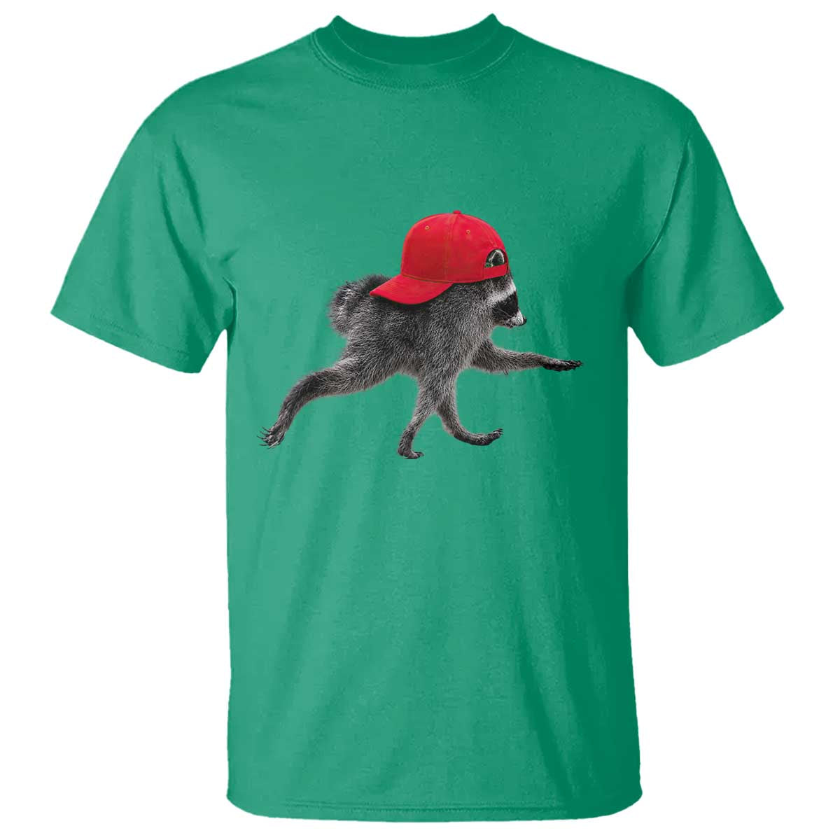 Funny Jimothy Raccoon Wearing Red Cap Graphic T Shirt Viral Seattle Trash Panda Feral Legend
