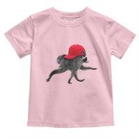 Funny Jimothy Raccoon Wearing Red Cap Graphic Toddler T Shirt Viral Seattle Trash Panda Feral Legend