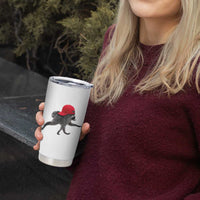 Funny Jimothy Raccoon Wearing Red Cap Graphic Tumbler Cup Viral Seattle Trash Panda Feral Legend