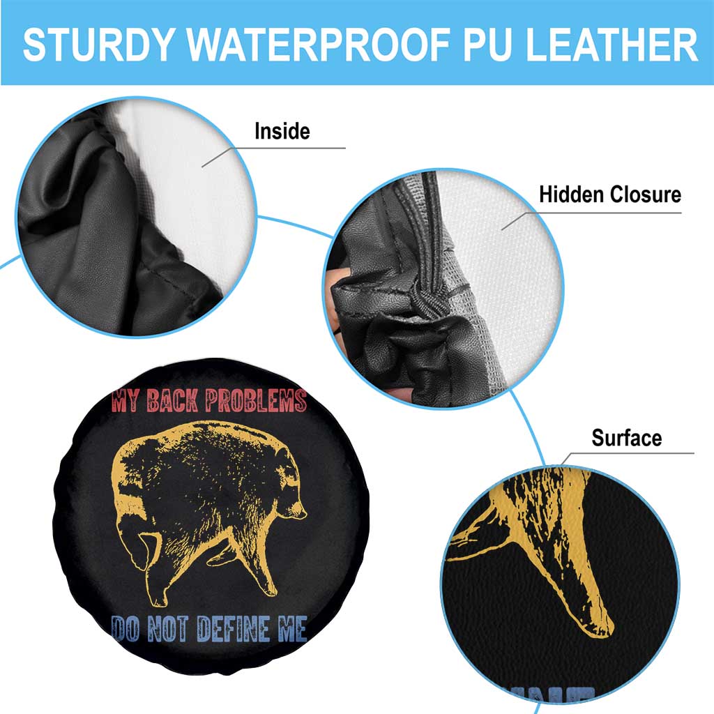 Funny Jimothy Meme Back Pain Humor Spare Tire Cover My Back Problems Do Not Define Me Viral Seattle Raccoon