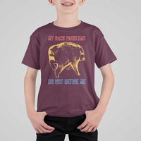 Funny Jimothy Meme Back Pain Humor T Shirt For Kid My Back Problems Do Not Define Me Viral Seattle Raccoon