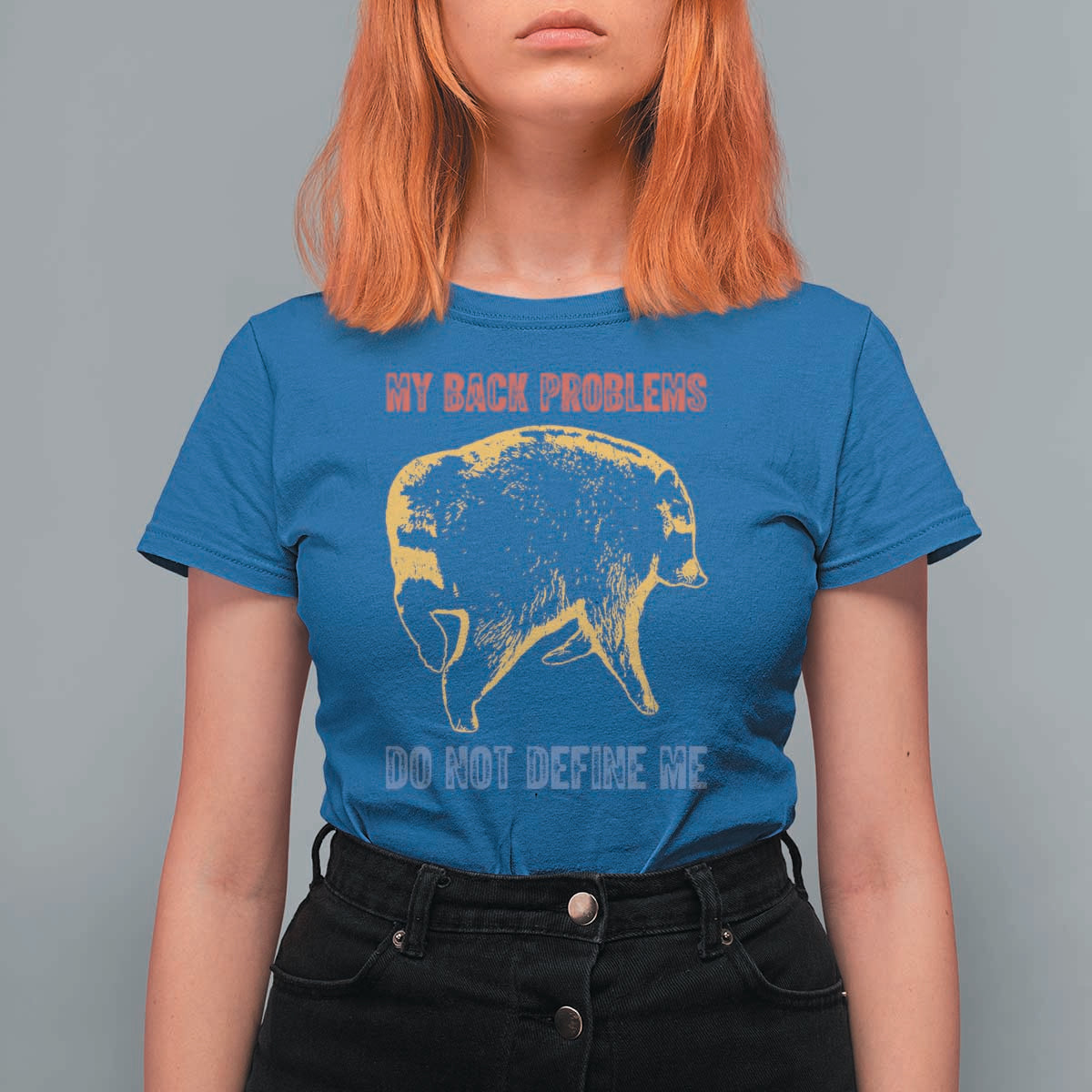 Funny Jimothy Meme Back Pain Humor T Shirt For Women My Back Problems Do Not Define Me Viral Seattle Raccoon