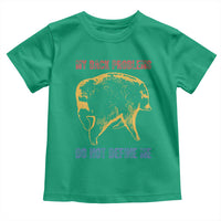 Funny Jimothy Meme Back Pain Humor Toddler T Shirt My Back Problems Do Not Define Me Viral Seattle Raccoon