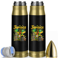 Proud Jamaican Queen Jamaica Roots Heritage Bullet Tumbler Doctor Bird and Island Landmarks Graphic