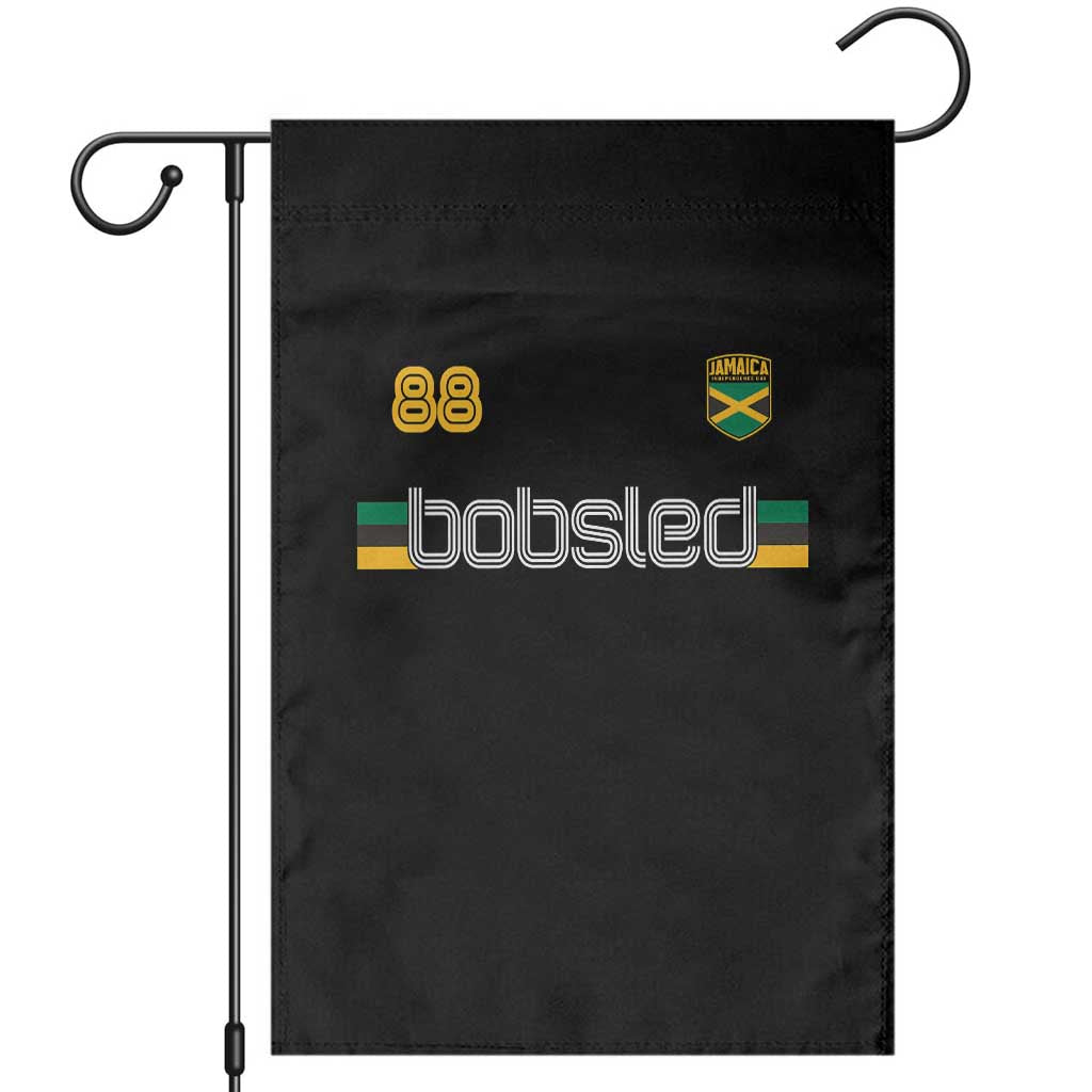 Jamaica Bobsled 1988 Sports Jersey Style Garden Flag Retro Winter Games Team Island Jamaican Pride