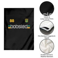 Jamaica Bobsled 1988 Sports Jersey Style Garden Flag Retro Winter Games Team Island Jamaican Pride
