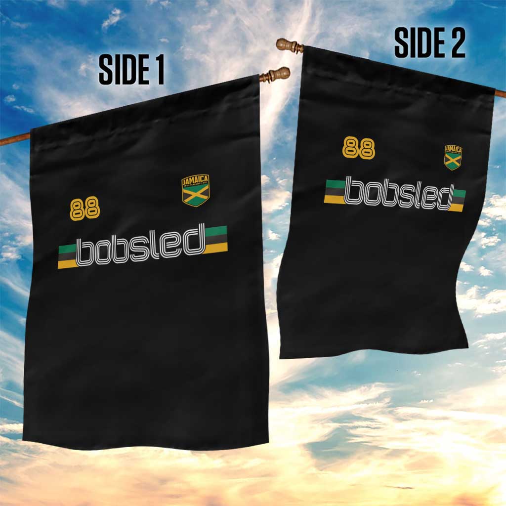Jamaica Bobsled 1988 Sports Jersey Style Garden Flag Retro Winter Games Team Island Jamaican Pride