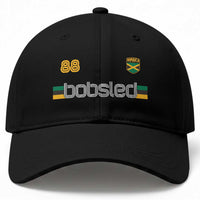 Jamaica Bobsled 1988 Sports Jersey Style Baseball Cap Retro Winter Games Team Island Jamaican Pride